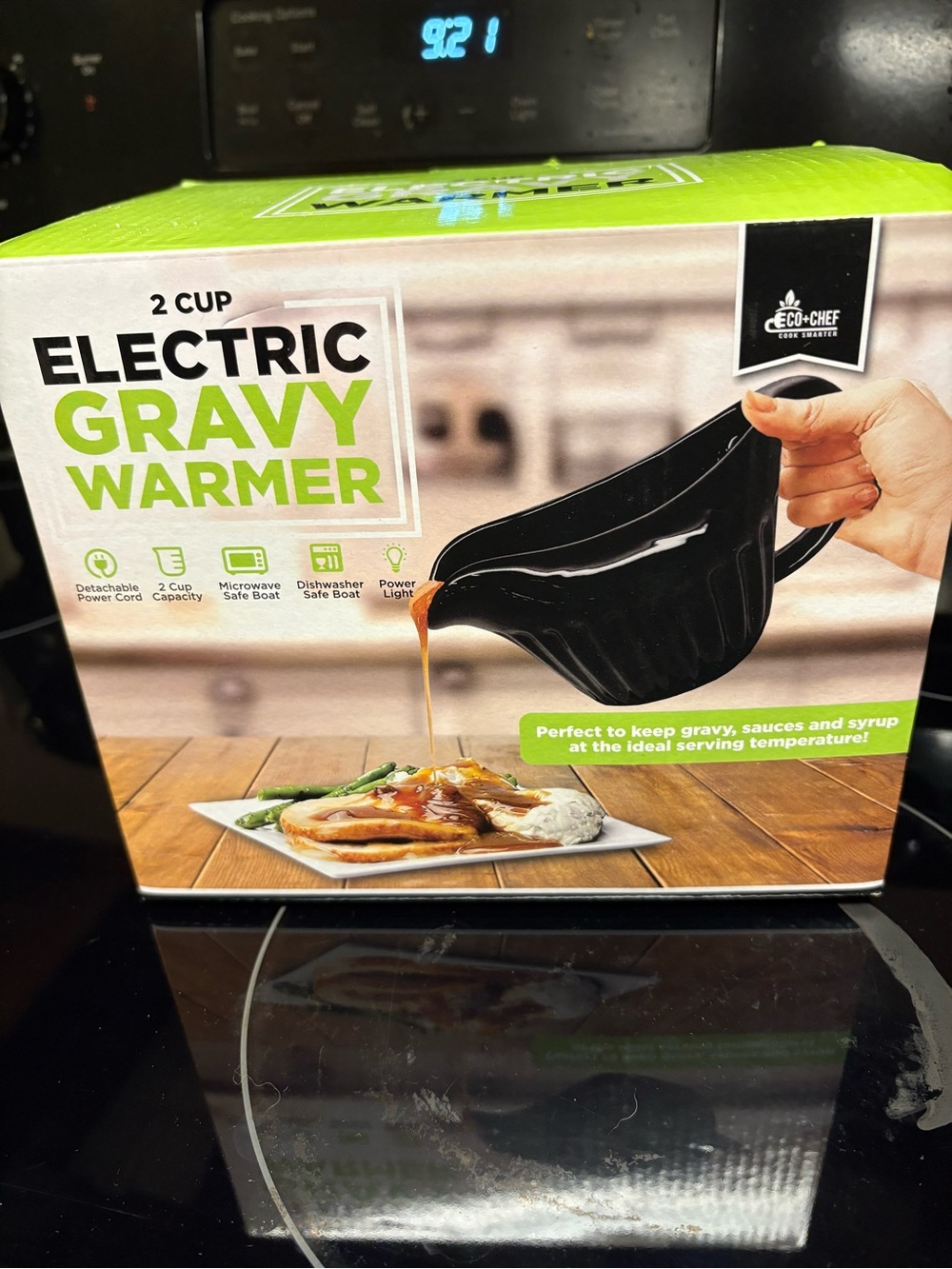2-Cup Electric Gravy Warmer - Black